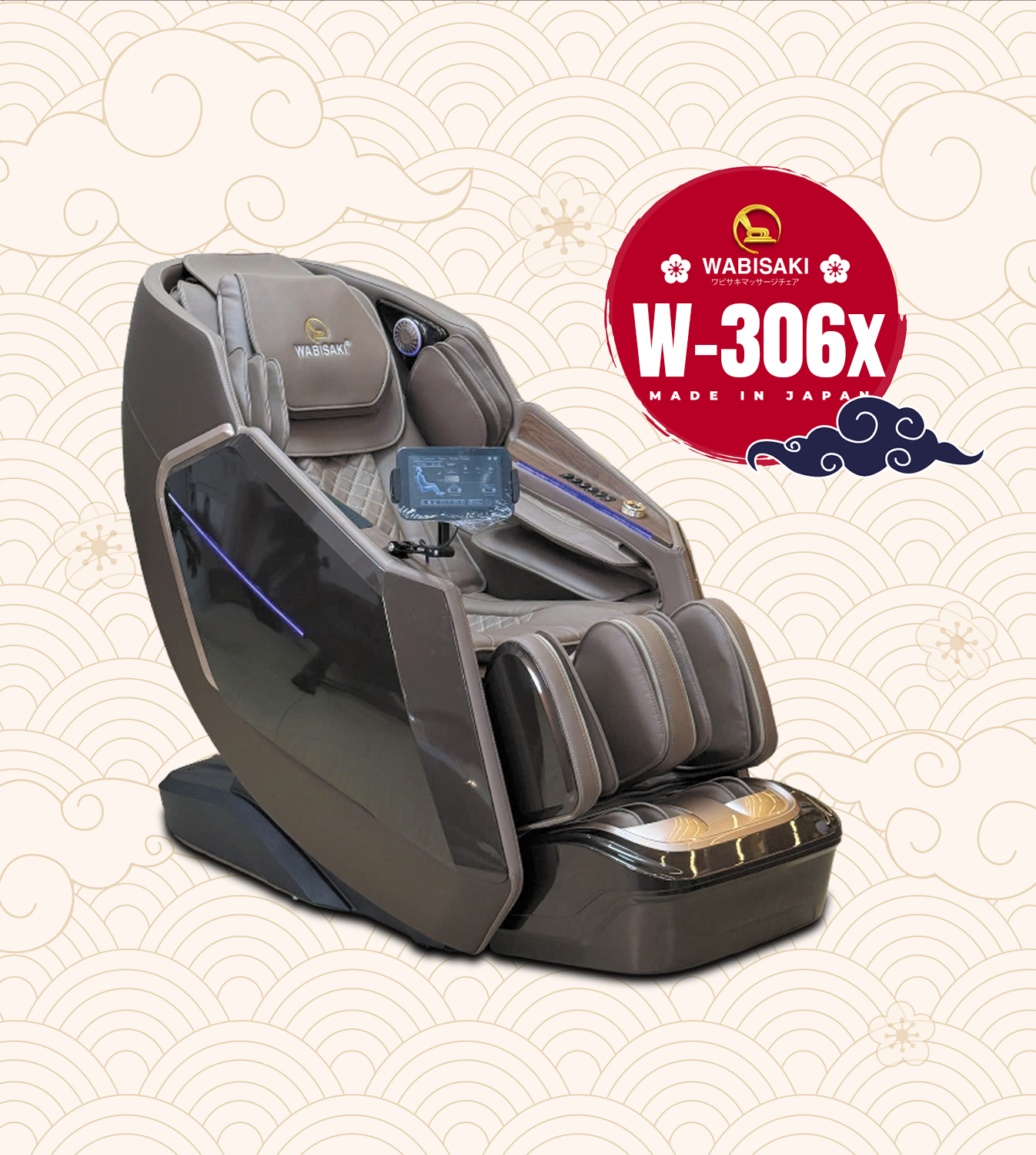 Ghế massage Wabisaki W 306x