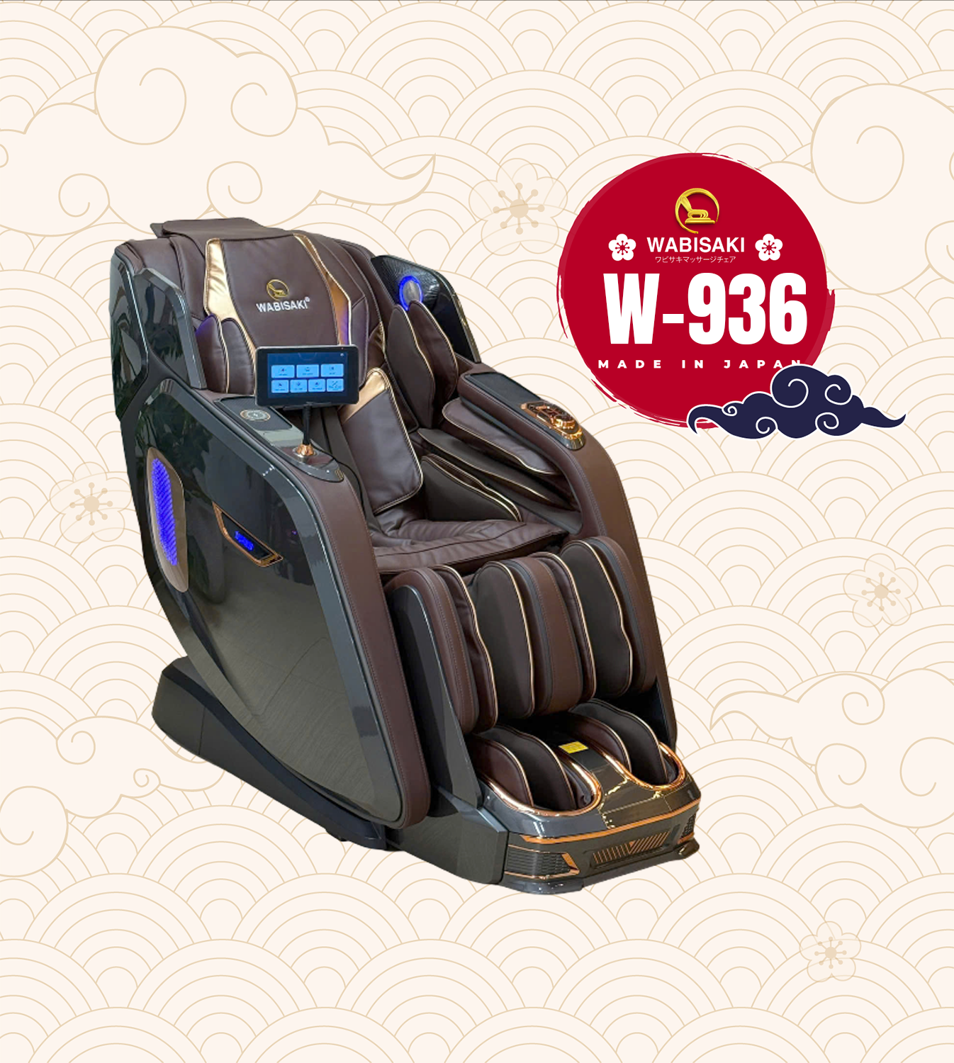 Ghế massage Wabisaki W 936 ( New )