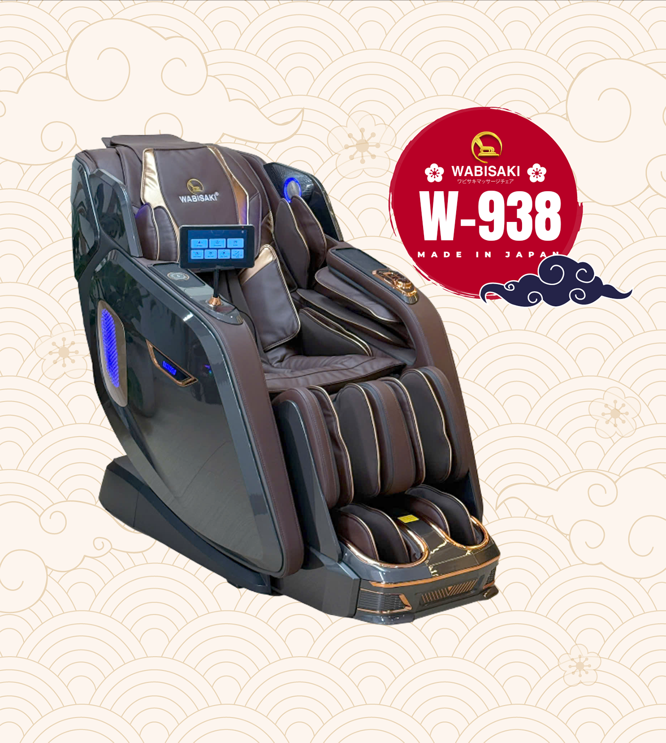 Ghế massage Wabisaki W 938 ( New )
