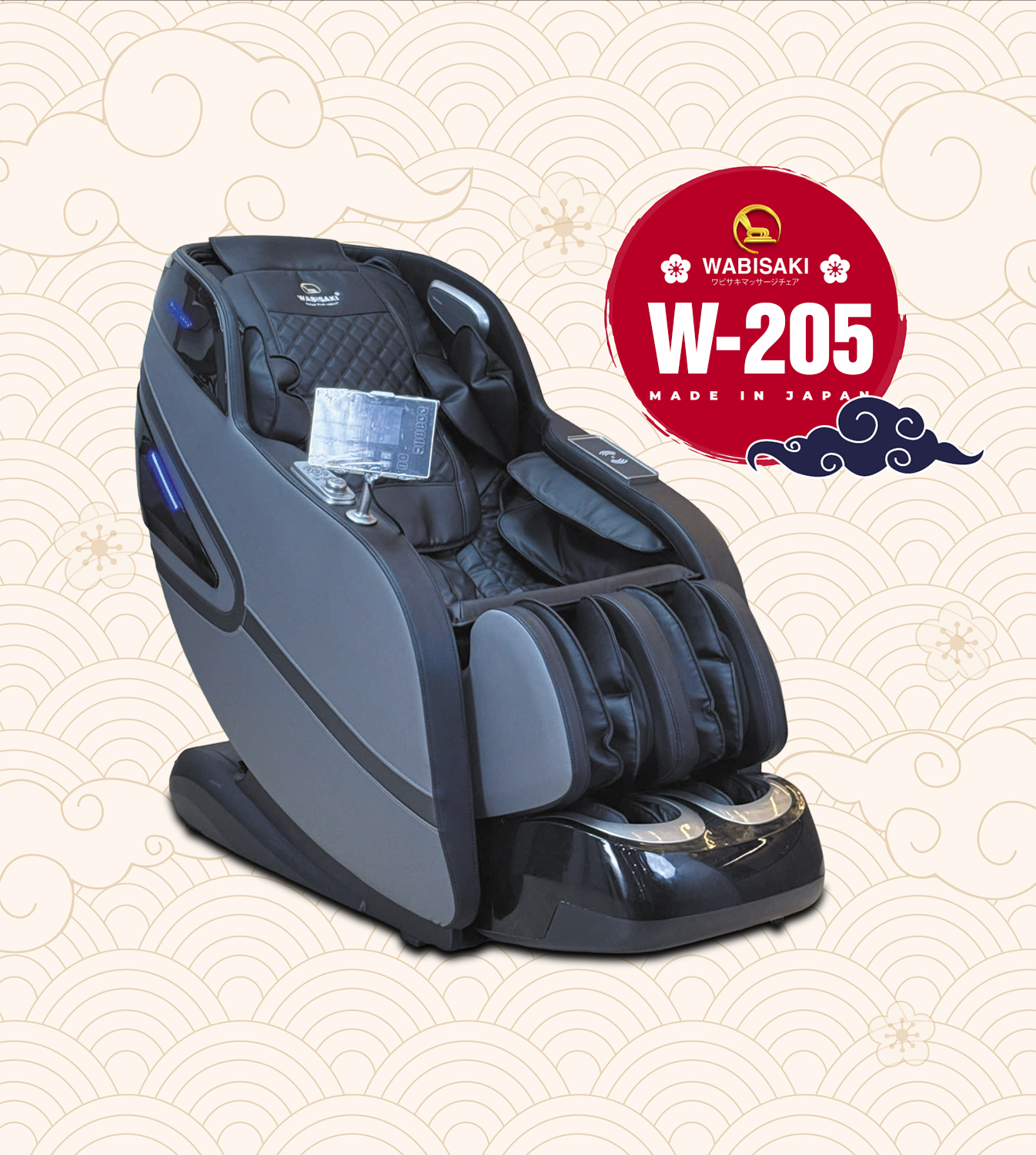 Ghế massage Wabisaki W 205 Ghế massage Wabisaki W 205